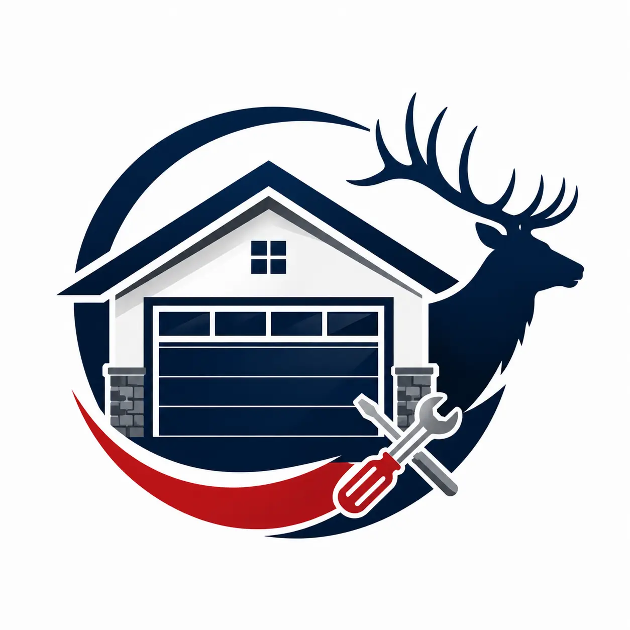 Garage door repair logo