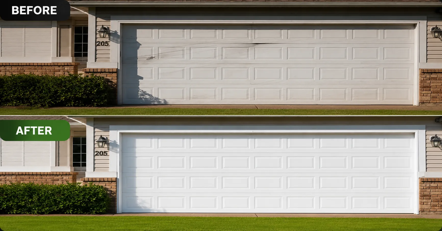 New garage door installation in Elk Grove Village